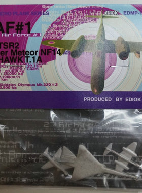 EDIOK 11 1/700 英国 TSR2 流星 鹰式 战斗机