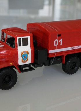 Auto 1/43 俄罗斯 消防局 克拉斯 KRAZ 6322 消防 卡车 运输车