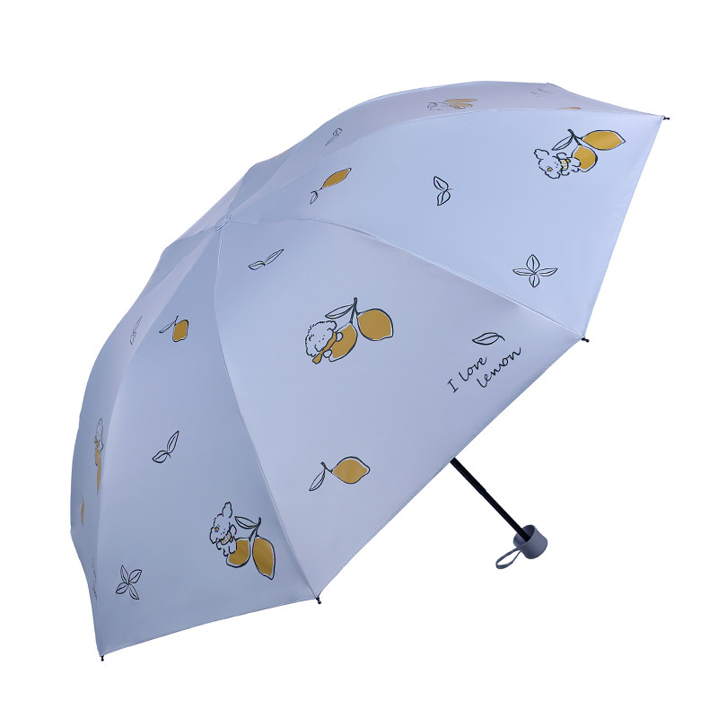 天堂伞2026新款正品小清新印花晴雨伞防晒防紫外线折叠便携遮阳伞