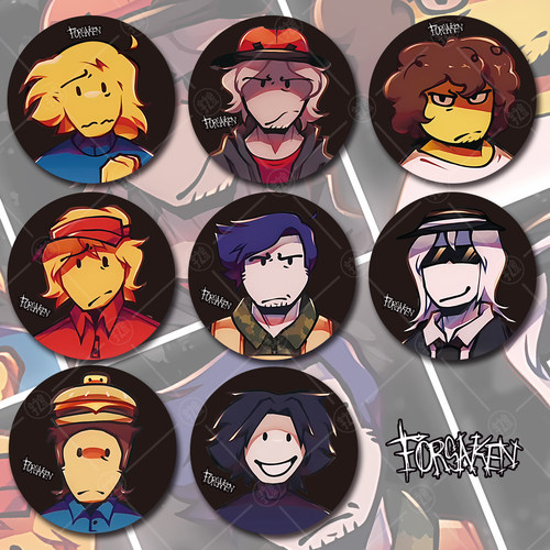 被遗忘的游戏胸针周边徽章男礼物forsaken chance plush胸章吧唧