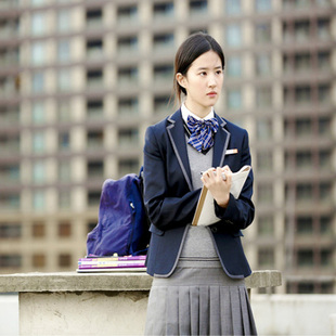 中学生校服套装学院风韩国女学生班服秋季初高中生英伦风jk制服dk