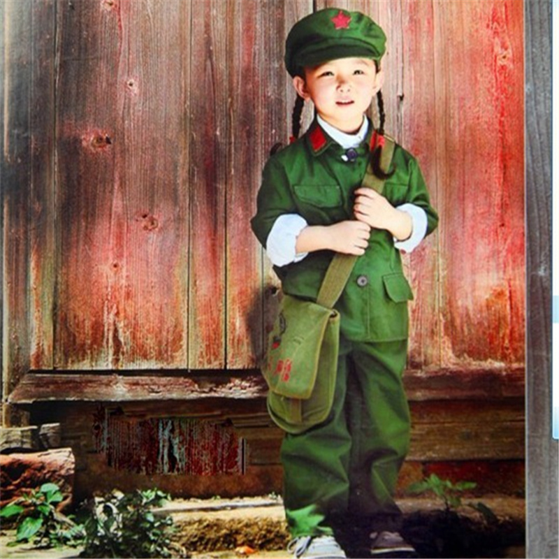 男女通用雷锋装红星闪闪舞蹈服