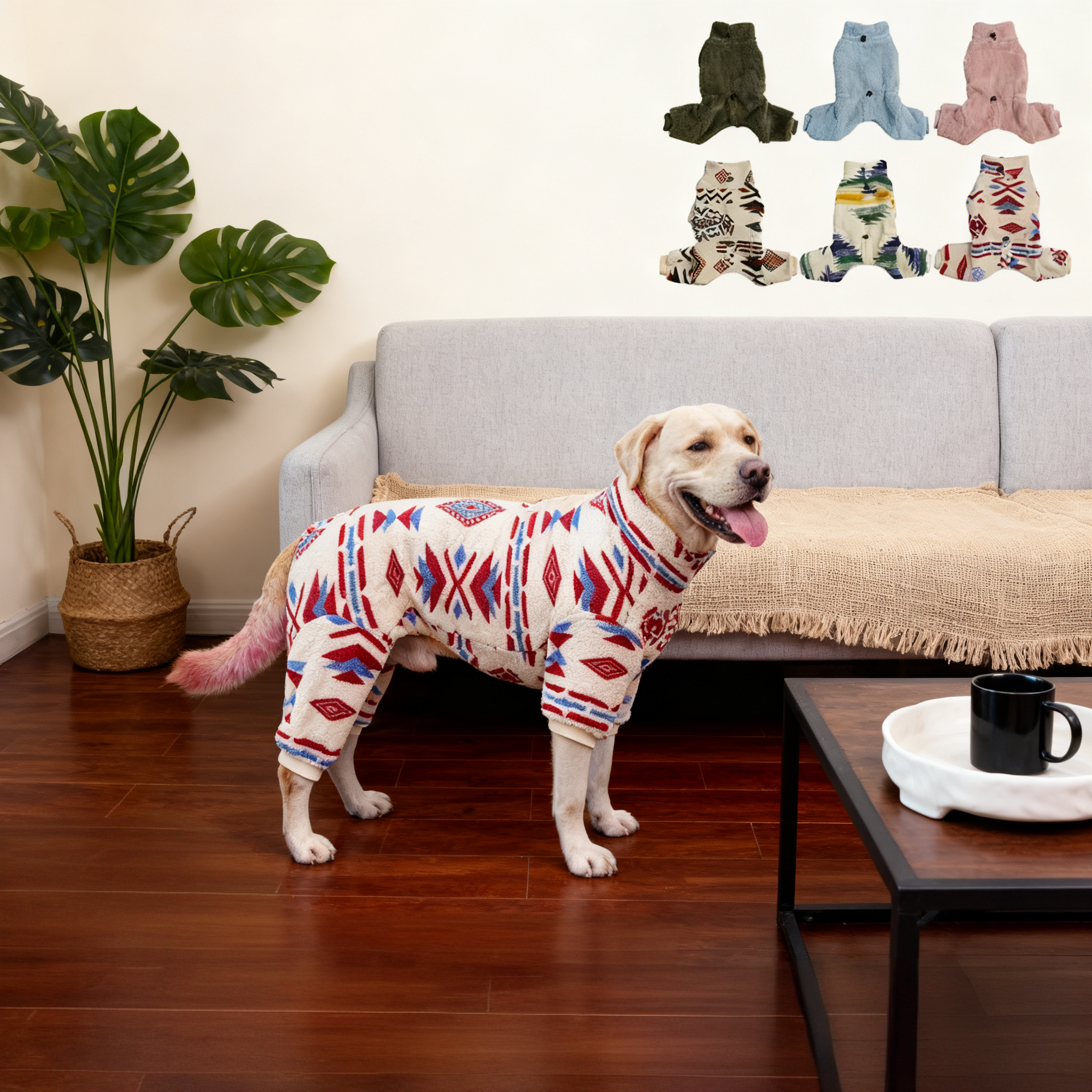 冬新款四脚狗衣服棉衣加厚保暖