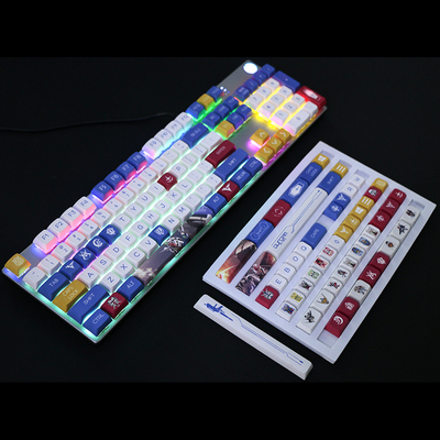 高达pbt腹灵fl980键帽xdaf11