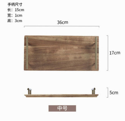 北欧收纳盘相思木沙拉盘牛排盘早餐水果下午茶水点心蛋糕托盘