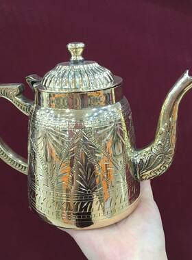 铜壶 铜茶壶 巴基斯坦铜器