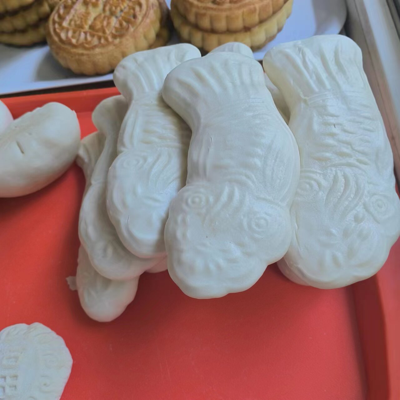 诸城手工馒头面食花样面点纯手工喜鱼饽饽小面鱼儿20个包邮