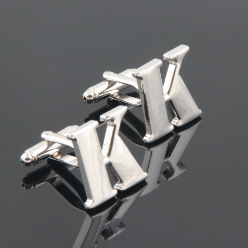 法式袖扣袖钉 男士cufflinks  字母类Capital Letter K
