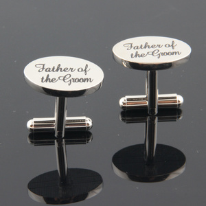 优质法式袖扣 男士cufflinks 婚庆类袖扣 Father of the Groom