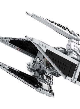 520PcsMOC星球大战经典拦截器(TIE/IN interceptor)拼装积木玩具