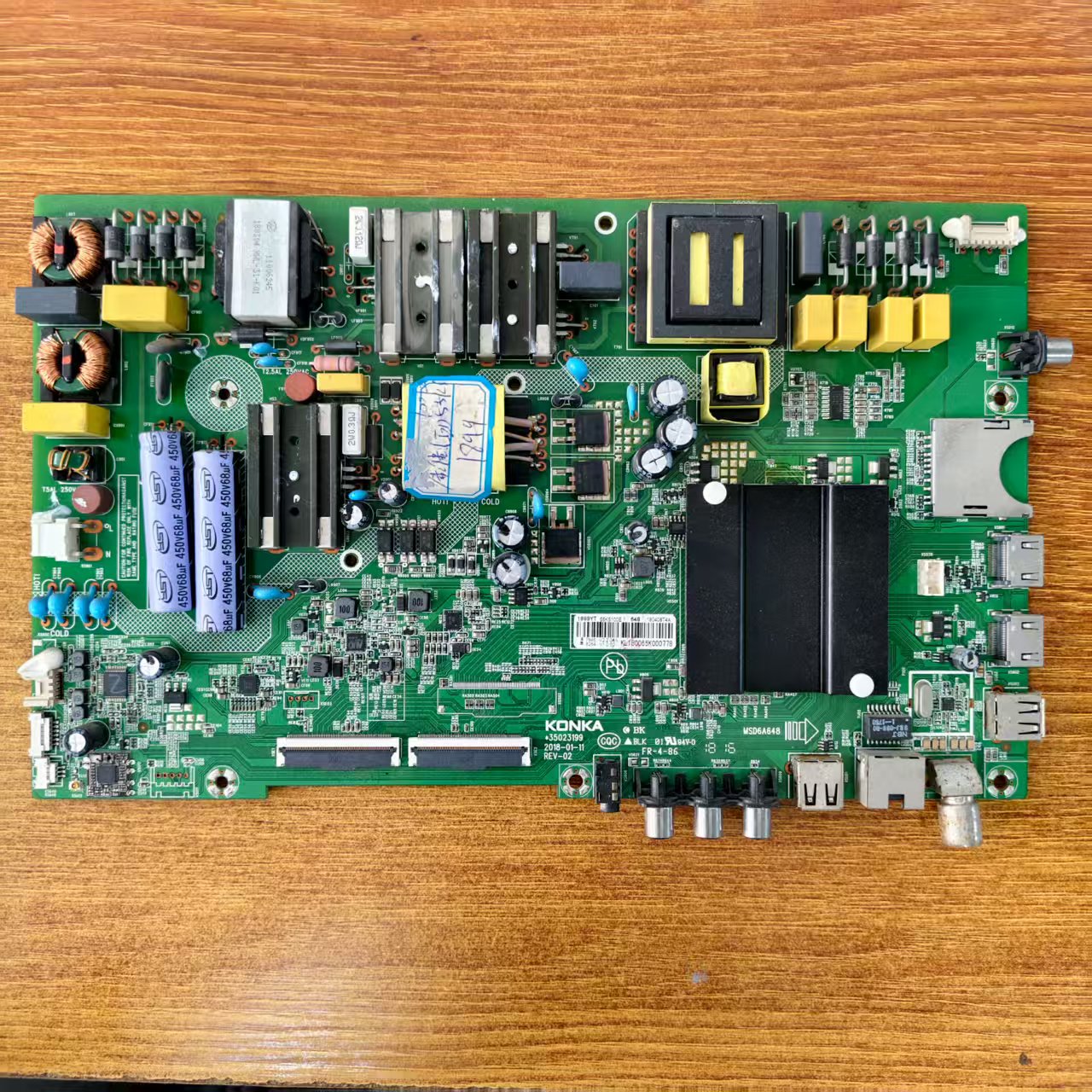 康佳LED55K5100E电视主板