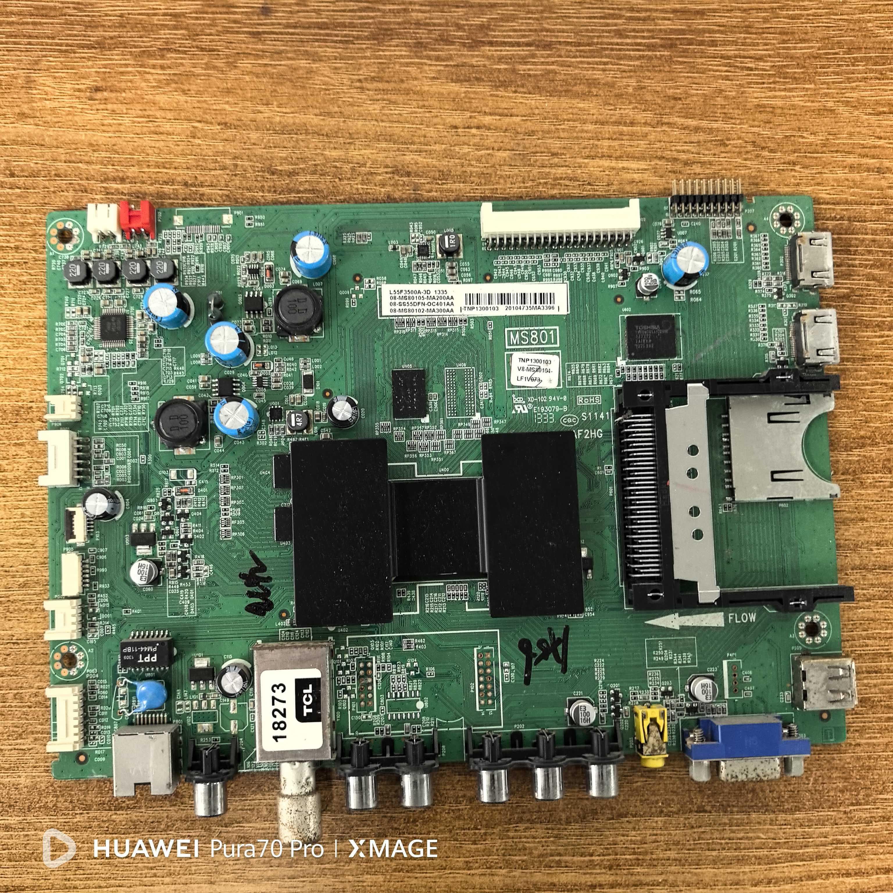原装TCLL55F3500A-3D电视主板