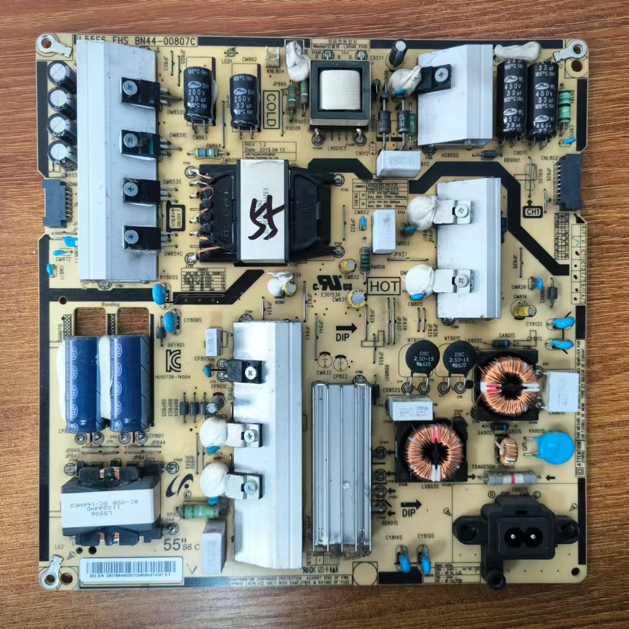 三星UA55JU6400J电视电源板