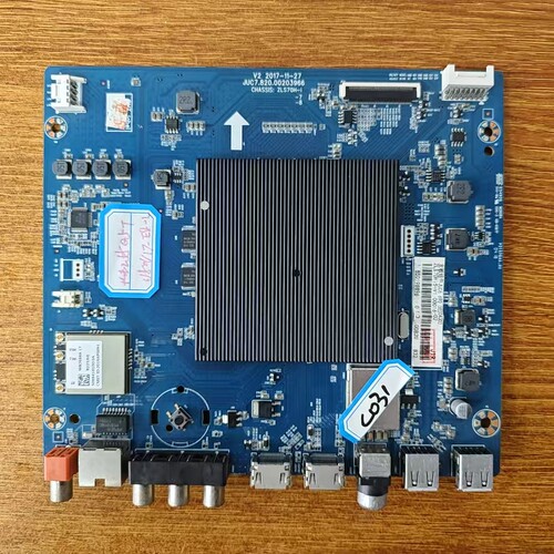 原装长虹 55Q5 55Q5T主板JUC7.820.00203966屏C550U17-E8-L实物图