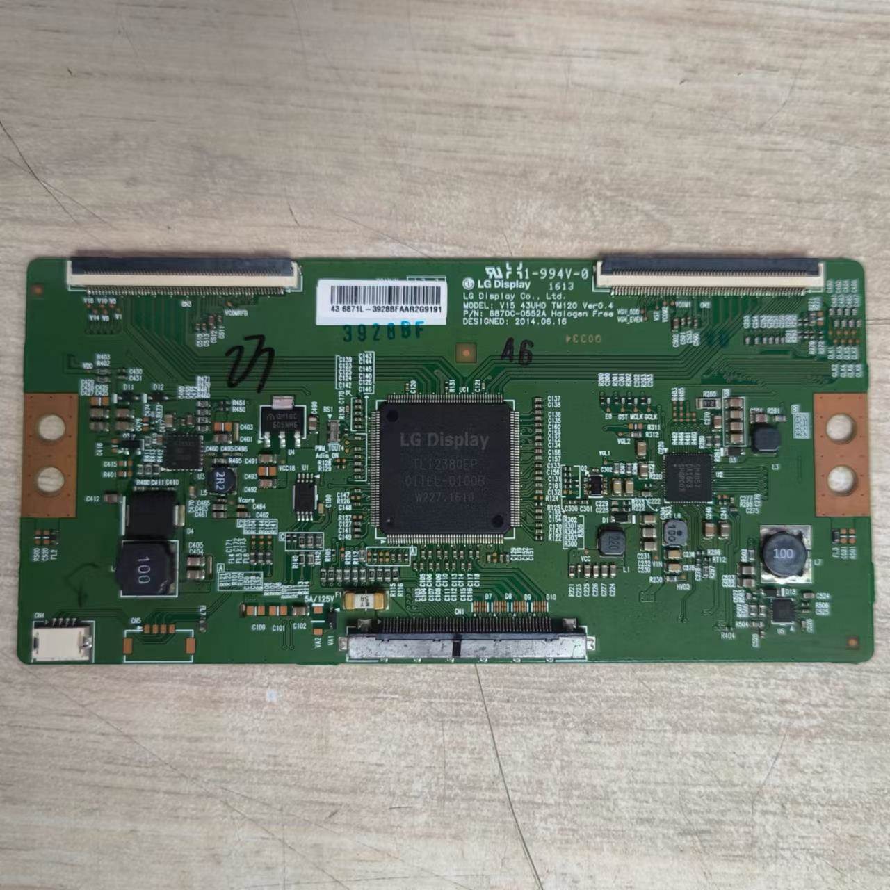 诚原装微鲸WTV43K1J创维43E6000逻辑板 6870C-0552A现货实拍图 测