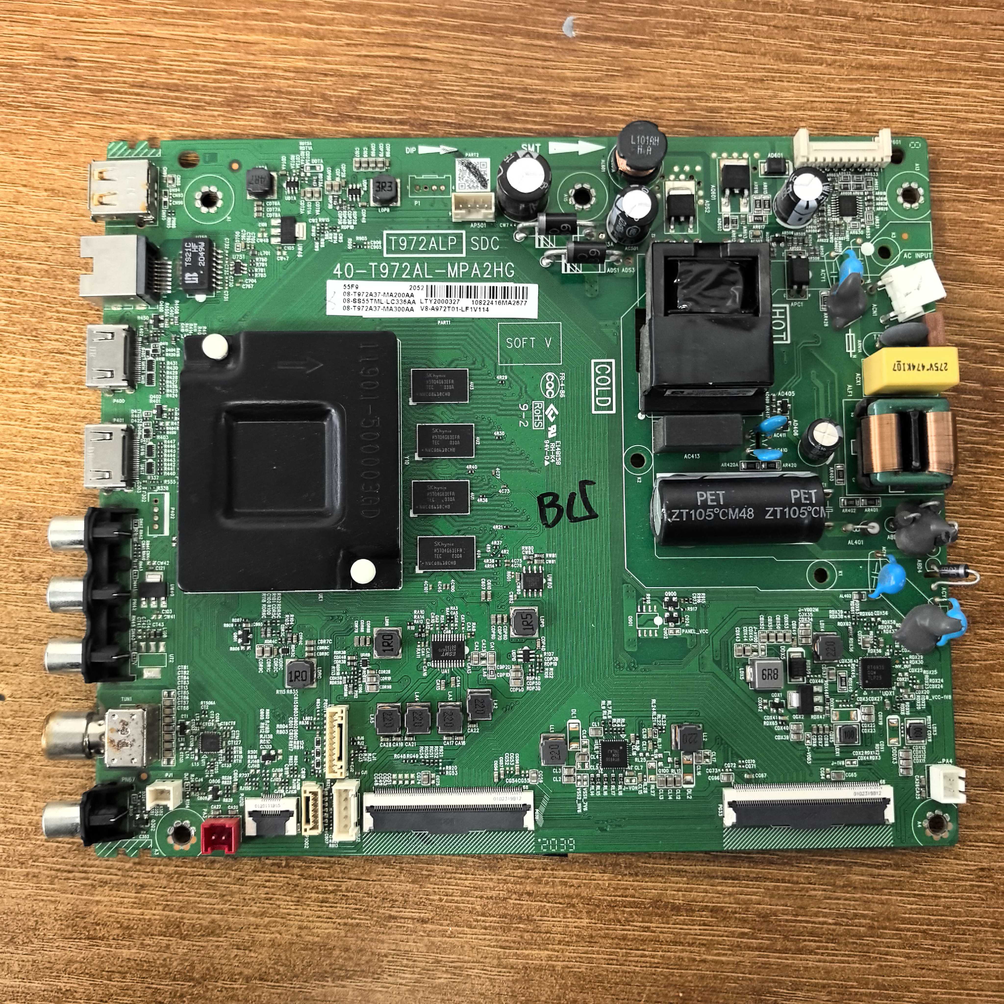 原装TCL55F9电视主板