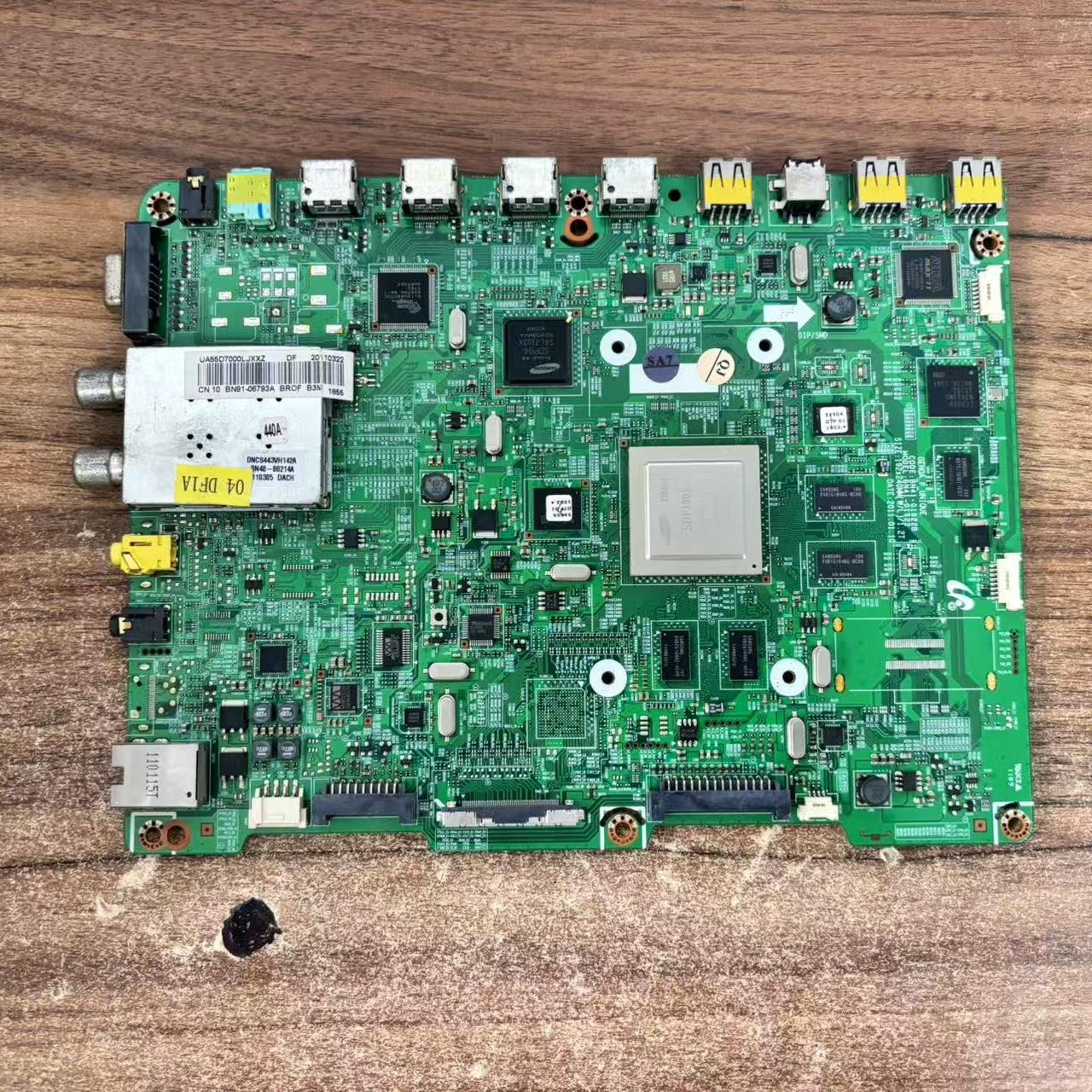 原装三星UA55D7000LJ 主板BN41-01622B 屏LTJ550HQ02-H测试实图