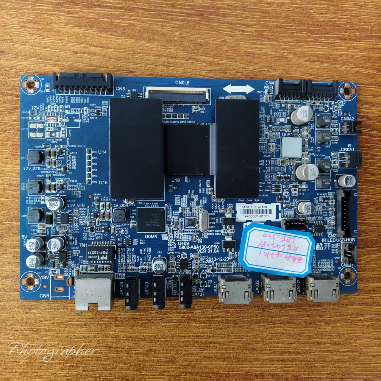 原装酷开 42K1电视主板5800-A8A130-0P50屏REL420FY(LDF-300)实拍