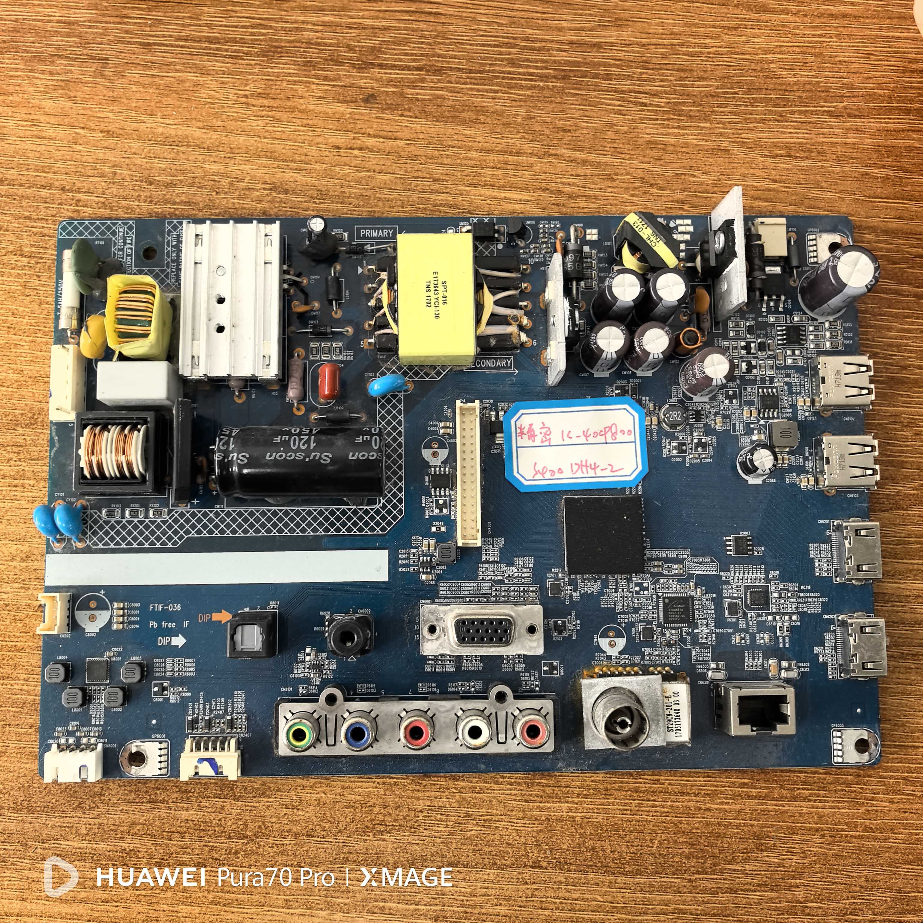 原装精密iC-40CP800电视主板1P-0145X00-2011配屏S400DH4-2电路板