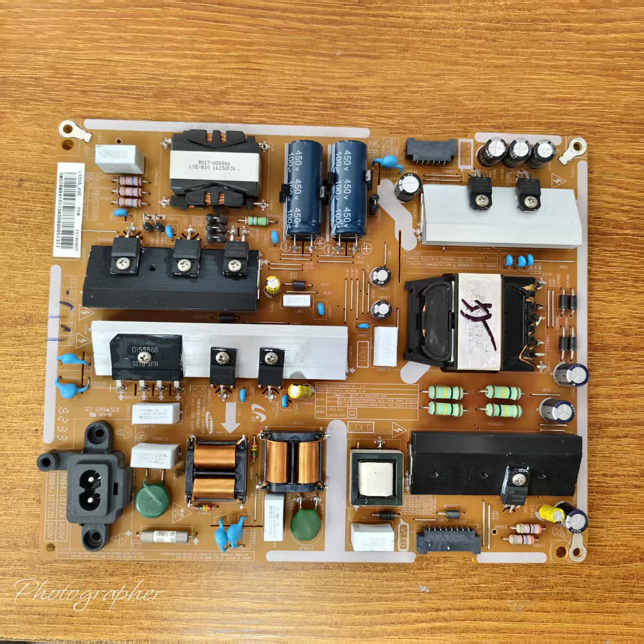 三星UA55KU6200J电源板BN41-02500A L55S5_KVD BN94-10712A实物图