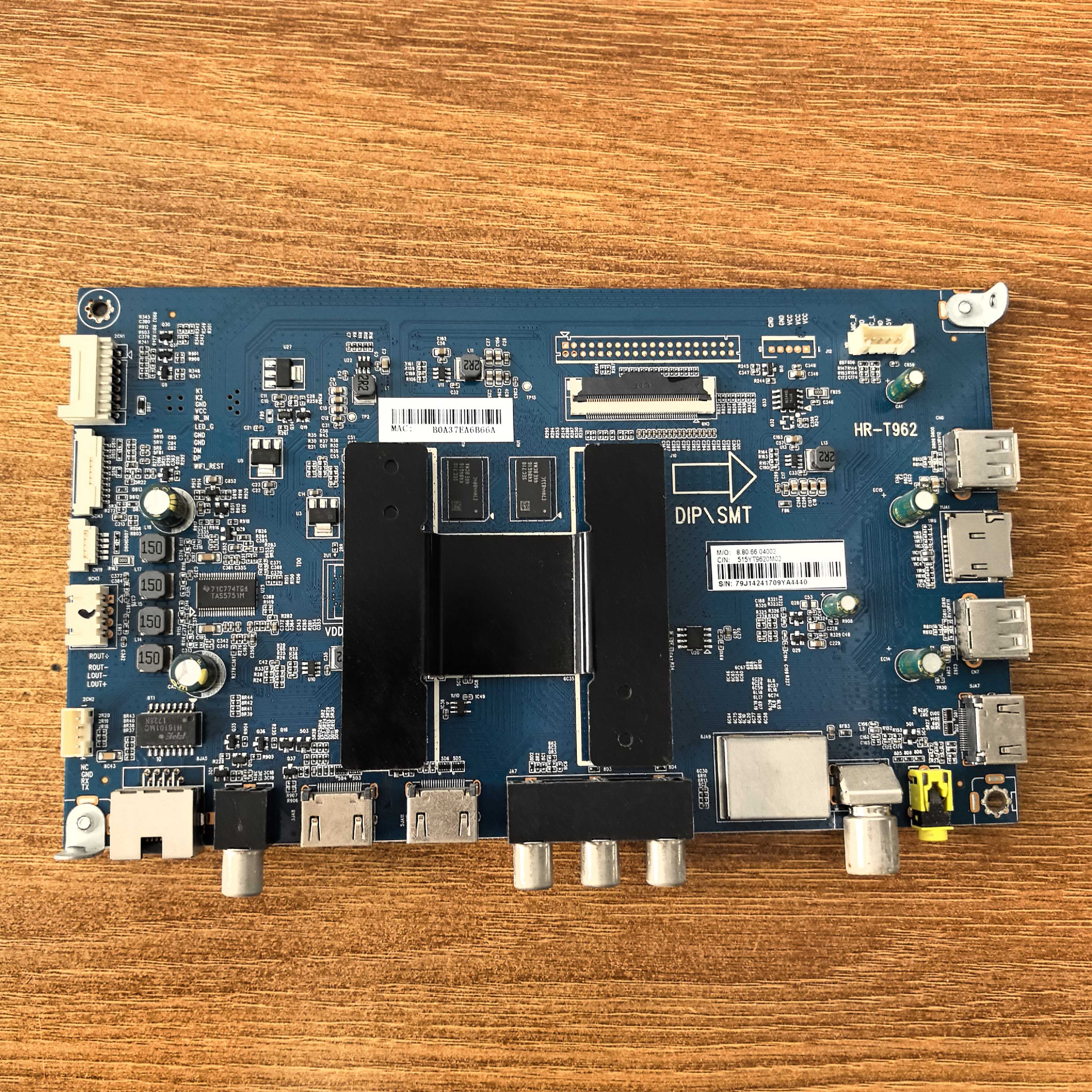 原装海尔LS55H610N主板HR-T962 0091802191屏LC546PU2L01测试好发