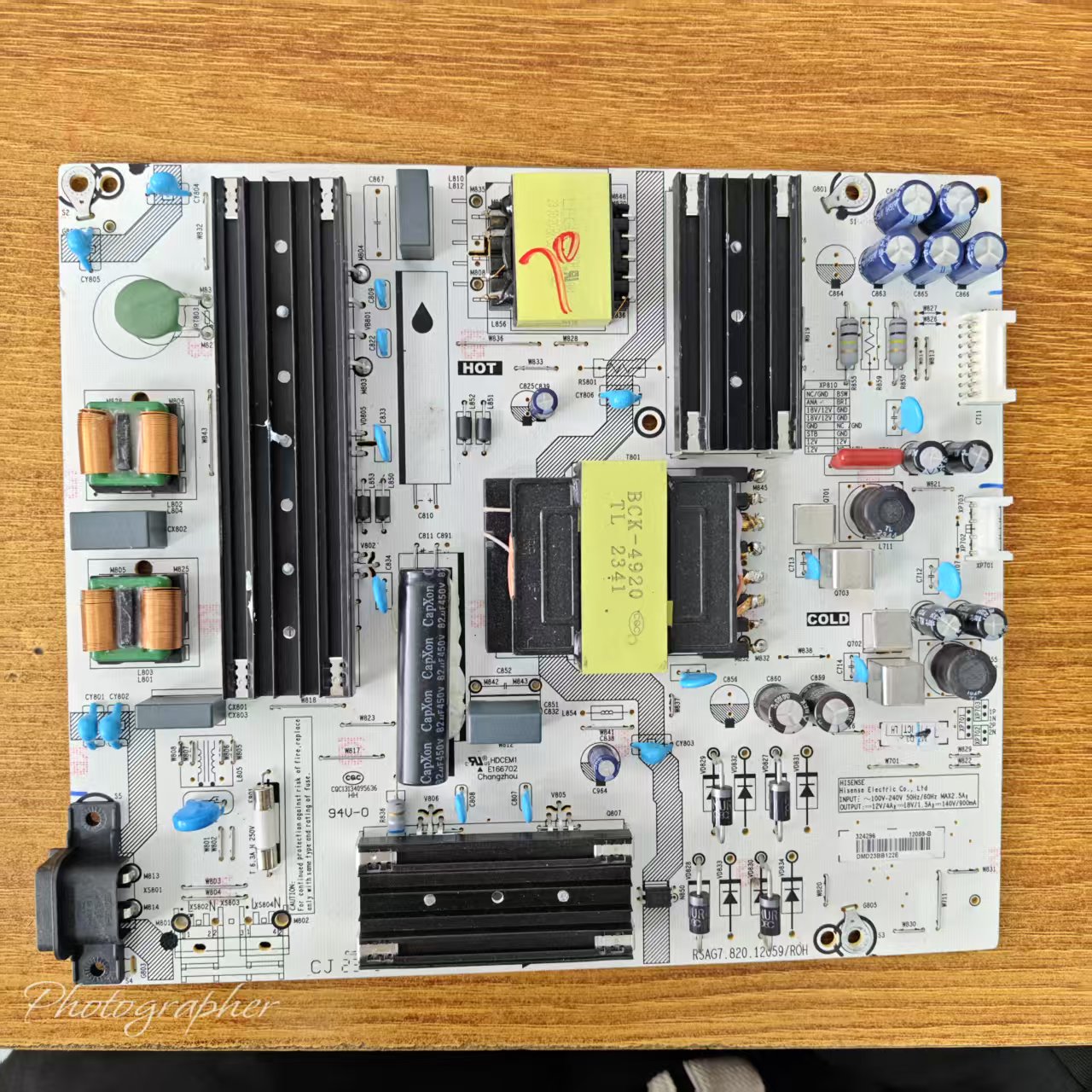原装 现货海信75A55A 75E3F 70E3F电视电源板RSAG7.820.12059实拍