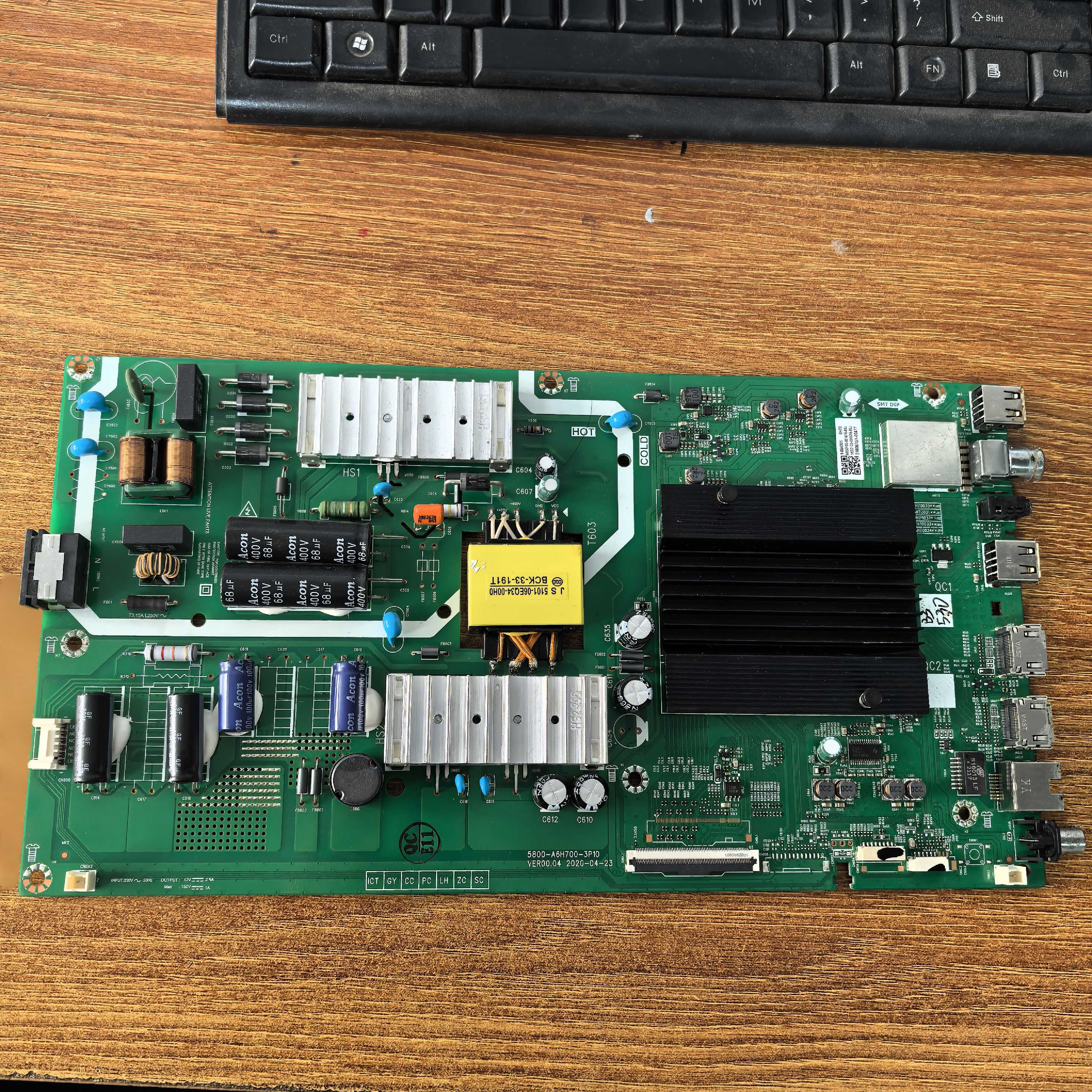 原装创维55M2电视主板5800-A6H700-3P10屏RDL550WY( LD0-A01)测好