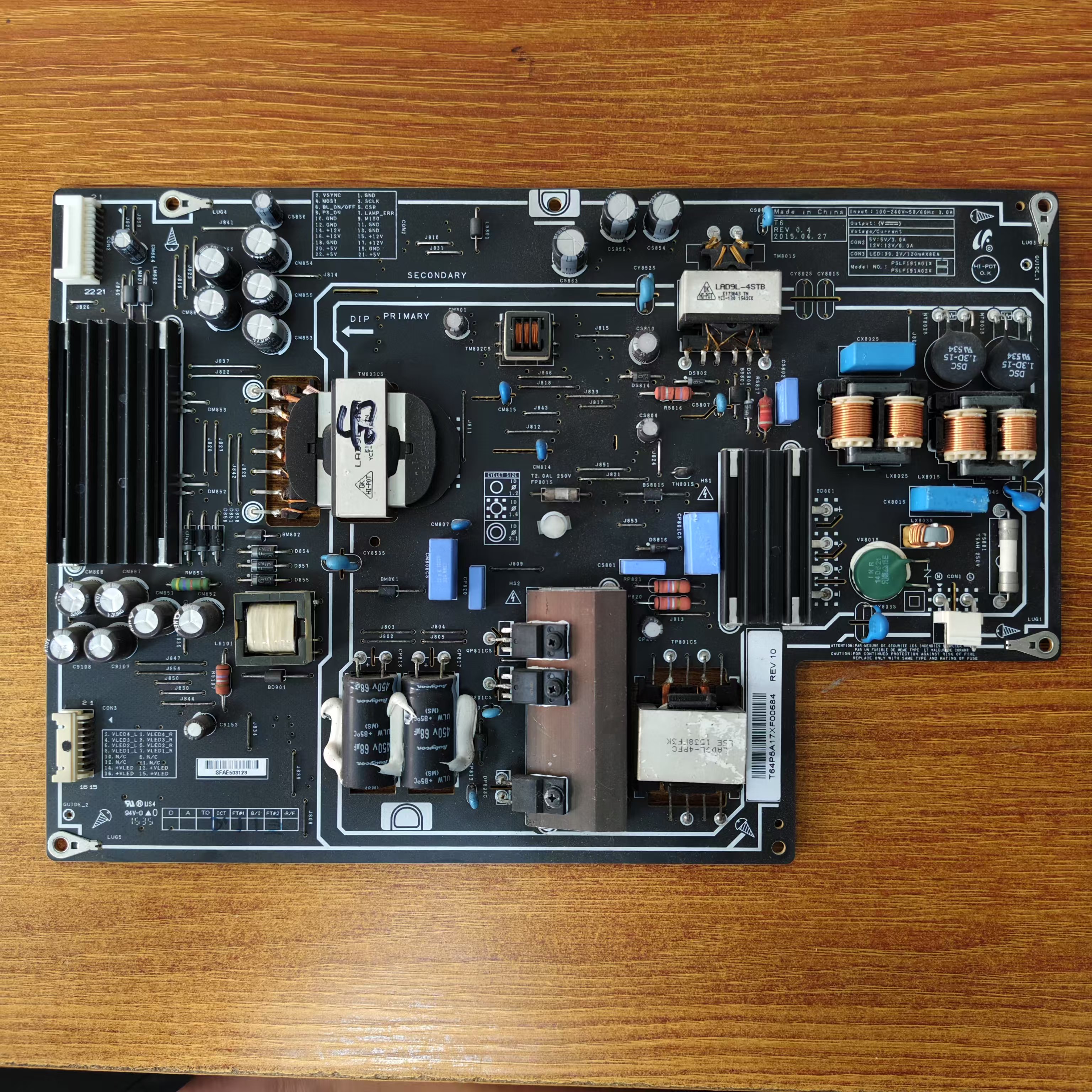 原装小米L48M3-AA电源板PSLF191A01X PSLF191A02X T6 REV 0.4现货