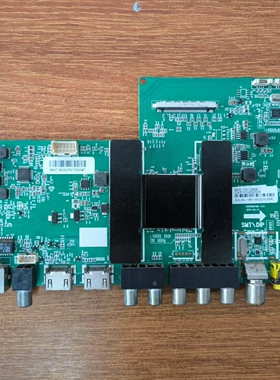 原装海尔LS49H510X电视主板0091802118A V1.2屏LC490EGY-SJM2实拍