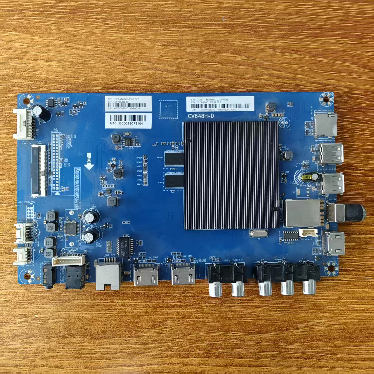 原装现货 夏普 4T-M65A6PA 75B3CA 液晶电视主板 CV648H-D 配屏选