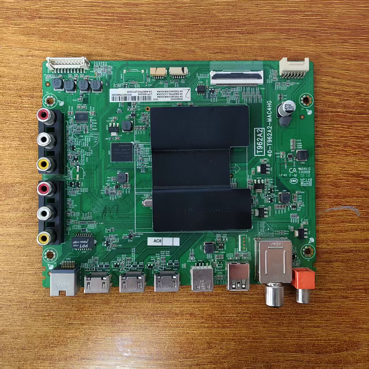 原装拆机TCL D49A630U液晶电视主板40-T962A2-MAC4HG屏LVU490ND1L