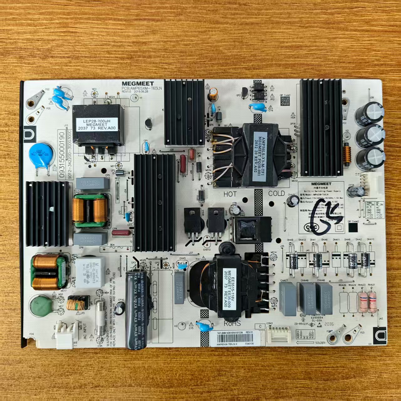 原装小米L65M5-EC电视主板