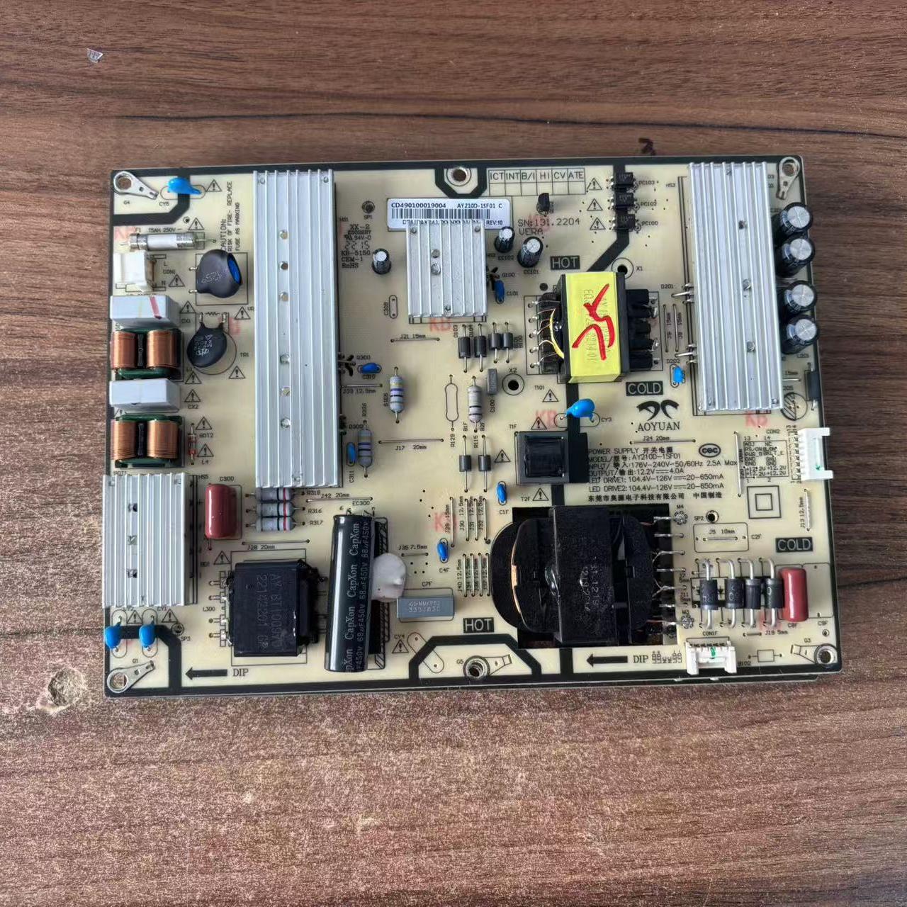 原装拆机 液晶电视 小米L75M7-EA 电源板 AY210D-1SF01 测试发货