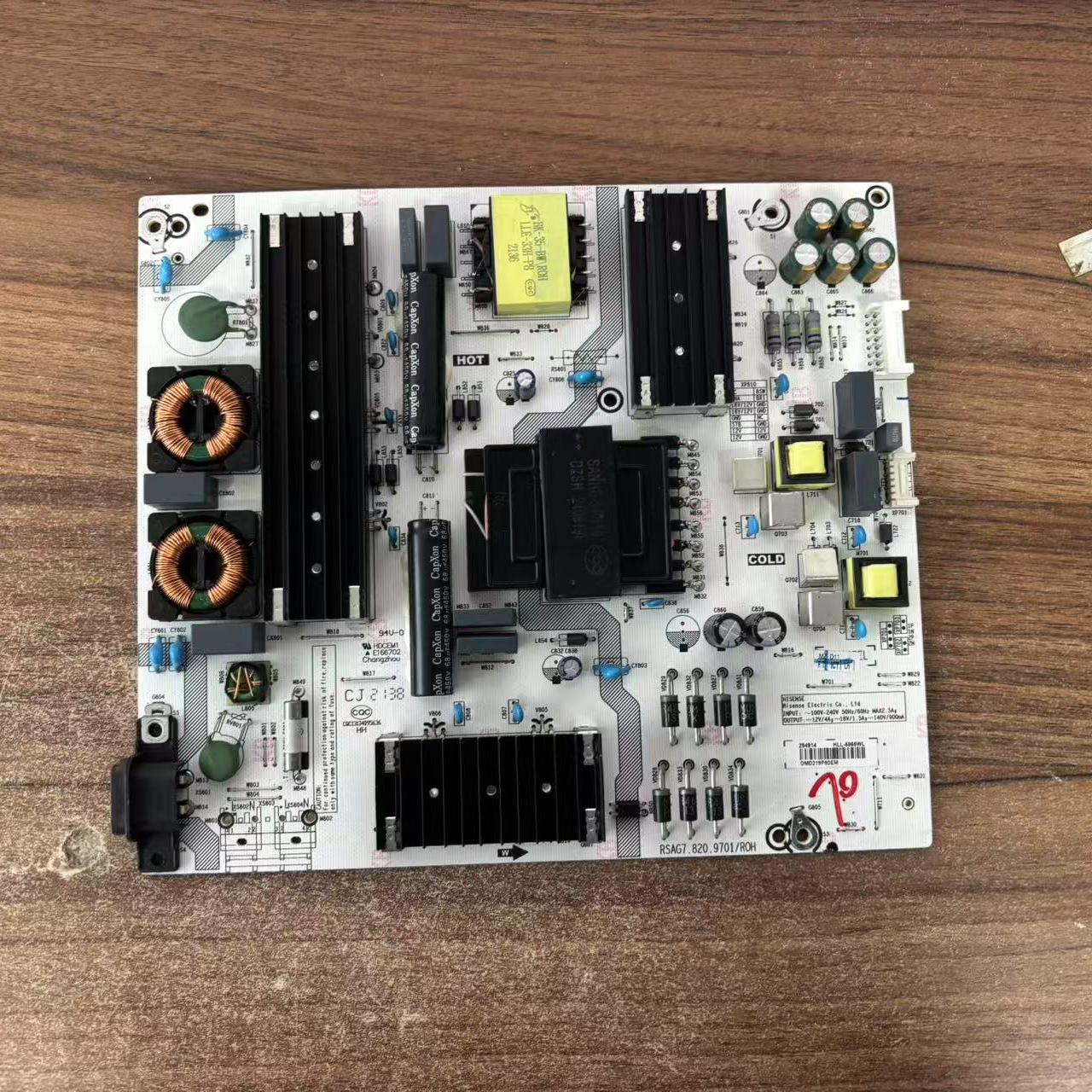 原装拆机海信70E3F电源板RSAG7.820.9701 HLL-5865WL现货好板测好