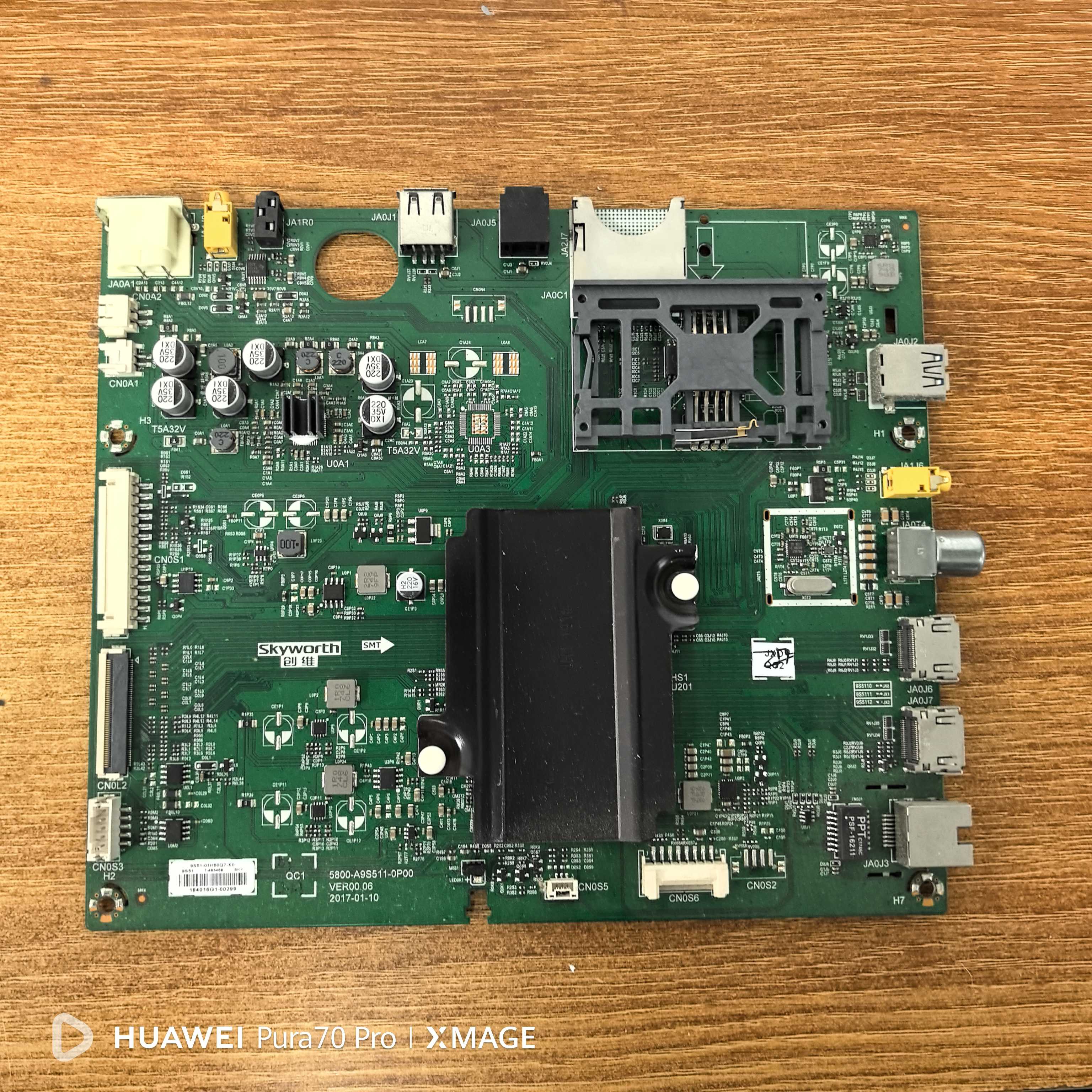 原装创维 50Q7电视主板5800-A9S511-0P00屏REL500WY(LD0-300)实拍