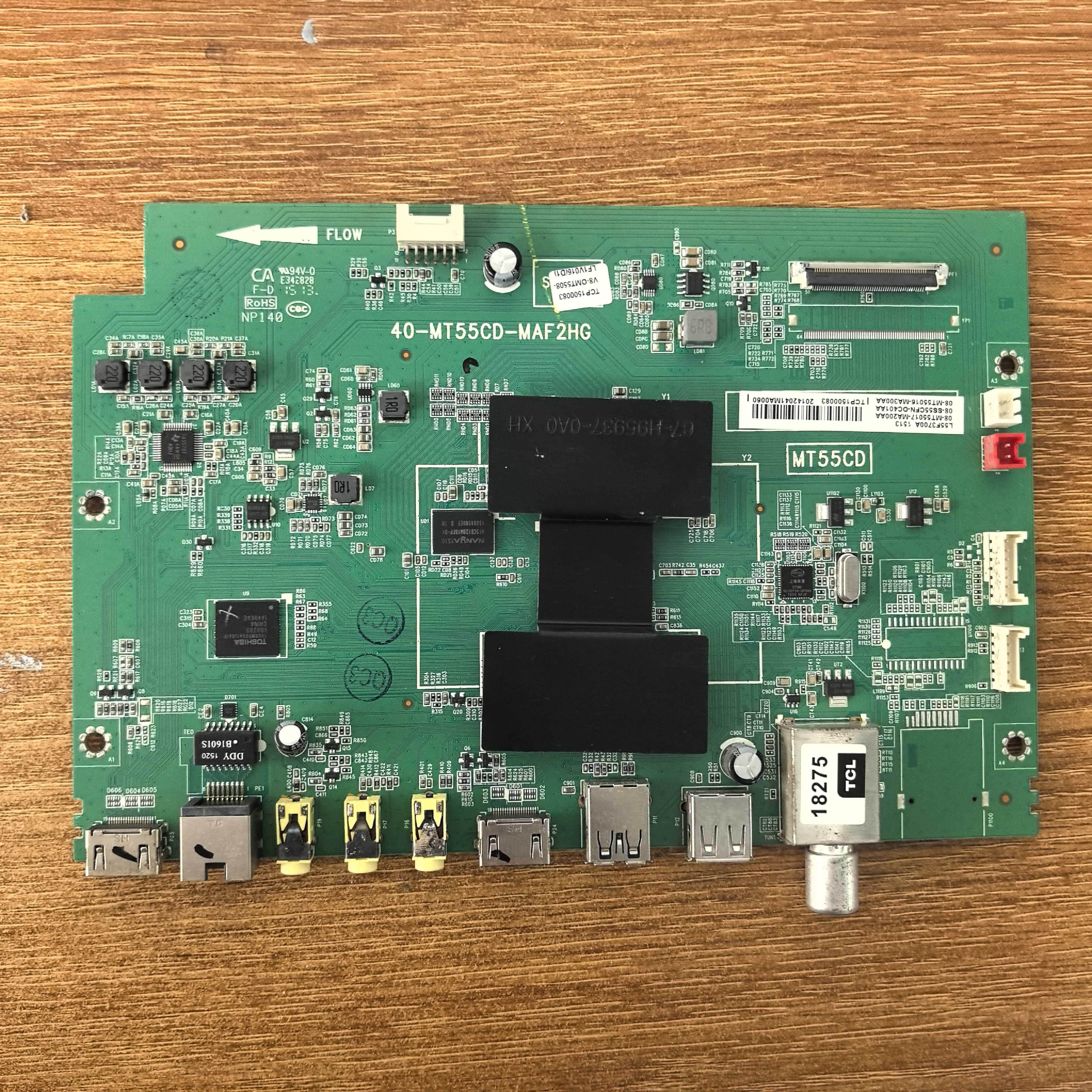 原装TCLL55F3700A电视主板