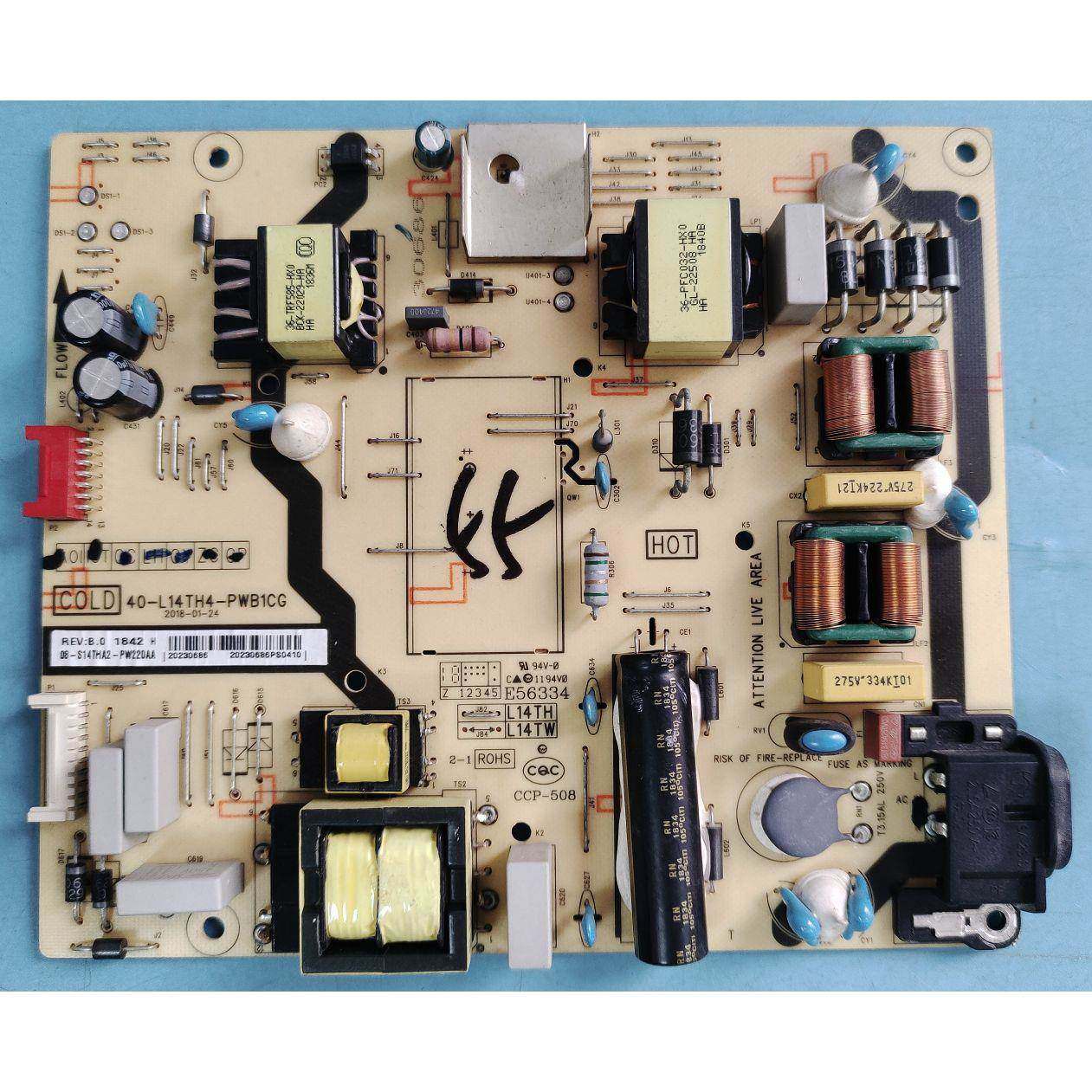 瑞适东芝55U6780C电视电源板40-L14TH4-PWB1CG 08-S14THA2-PW220A
