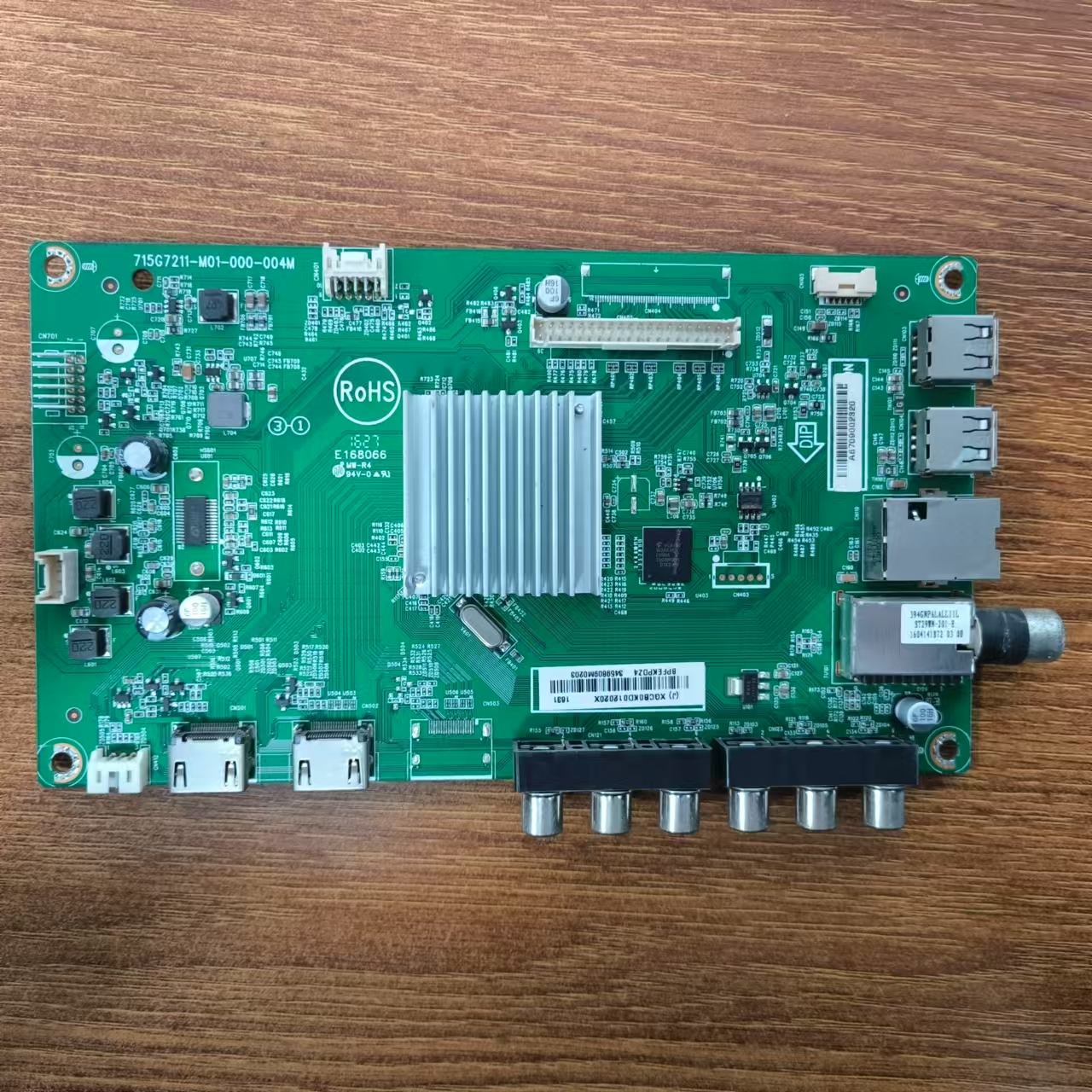 拆机冠捷 LD55V02S主板715G7211-M01-000-004M屏TPT550F2-FHBN0.K