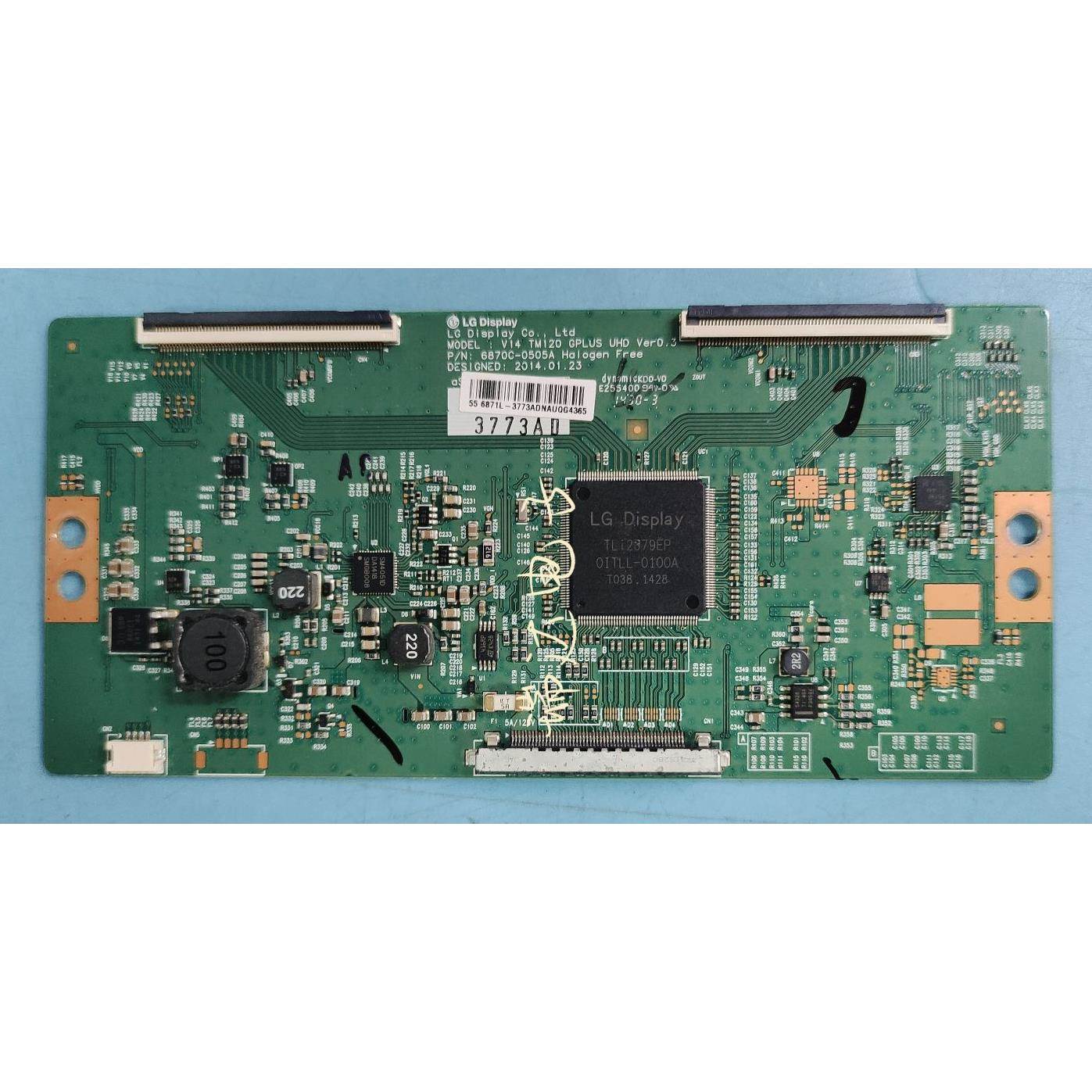 瑞现货@原装创维55E710U小米L55M5电视逻辑板6870C-0505A测好