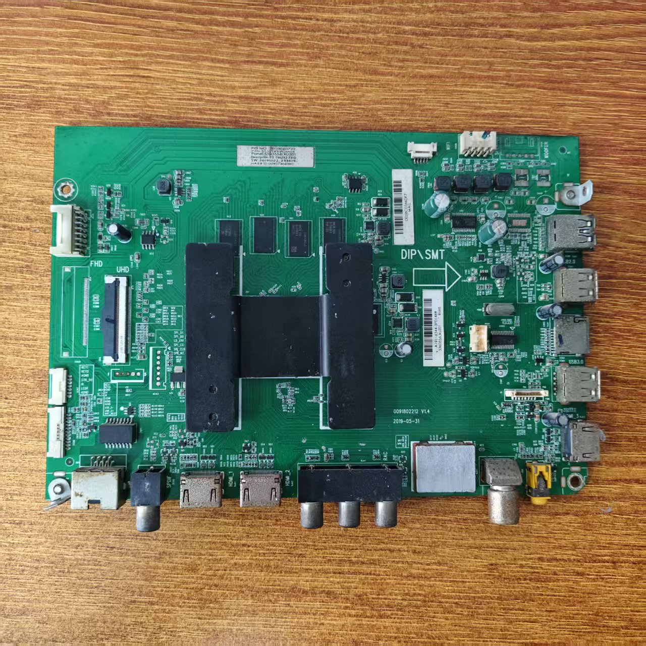 原装海尔 55V51 LU5C61主板0091802212 V1.4屏LSC550FN11-203试好