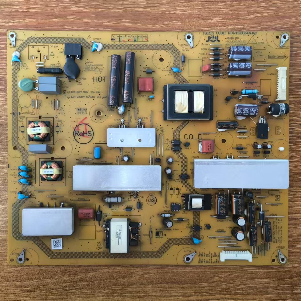夏普 LCD-52LX550A 52DS20A电视电源板RUNTKB084WJQZ JSL2119-003