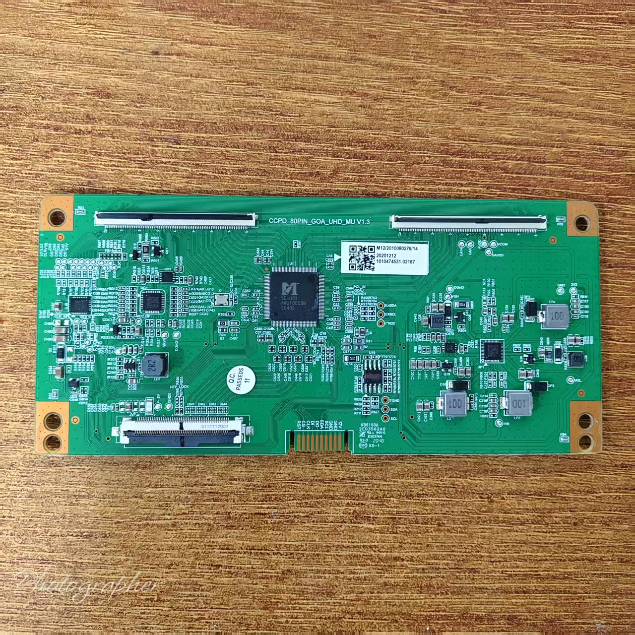 原装海尔LU50C51 58U2逻辑板CCPD-80PIN-GOA/G0A-UHD-MU V1.3实拍