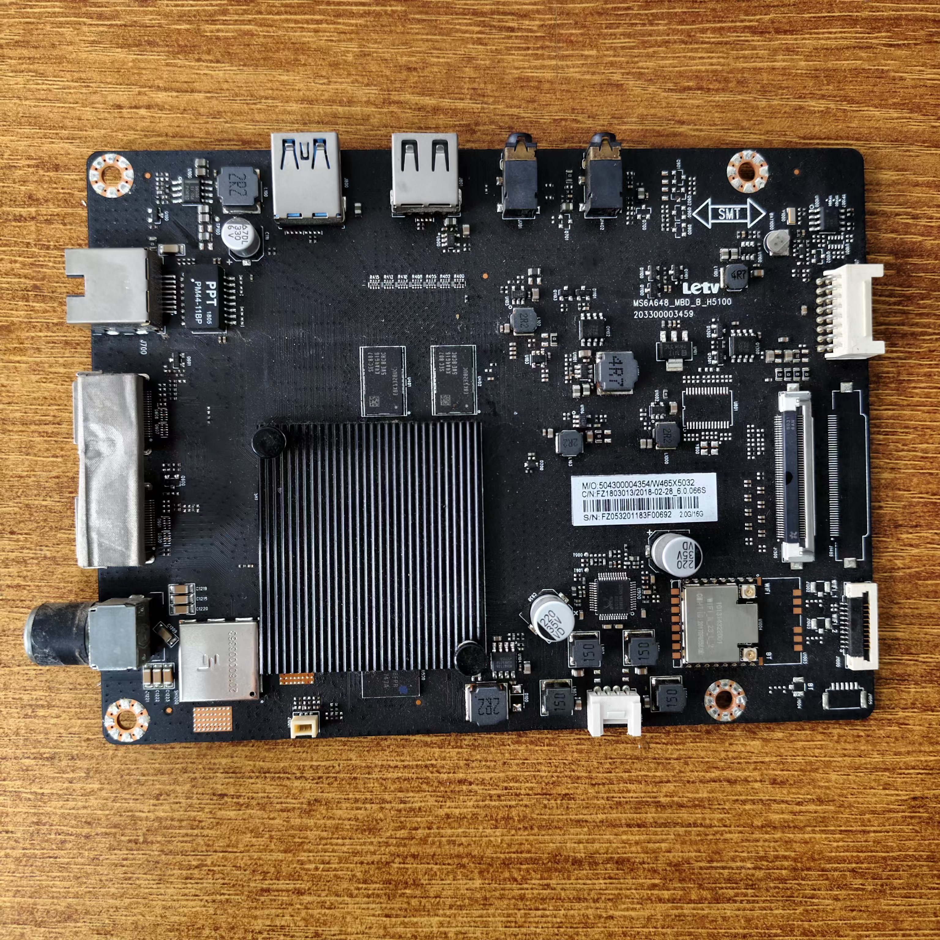 原装乐视 D554UCN1/2主板MS6A648-MBD-B-H5100屏TPT550U1-QVN05.U