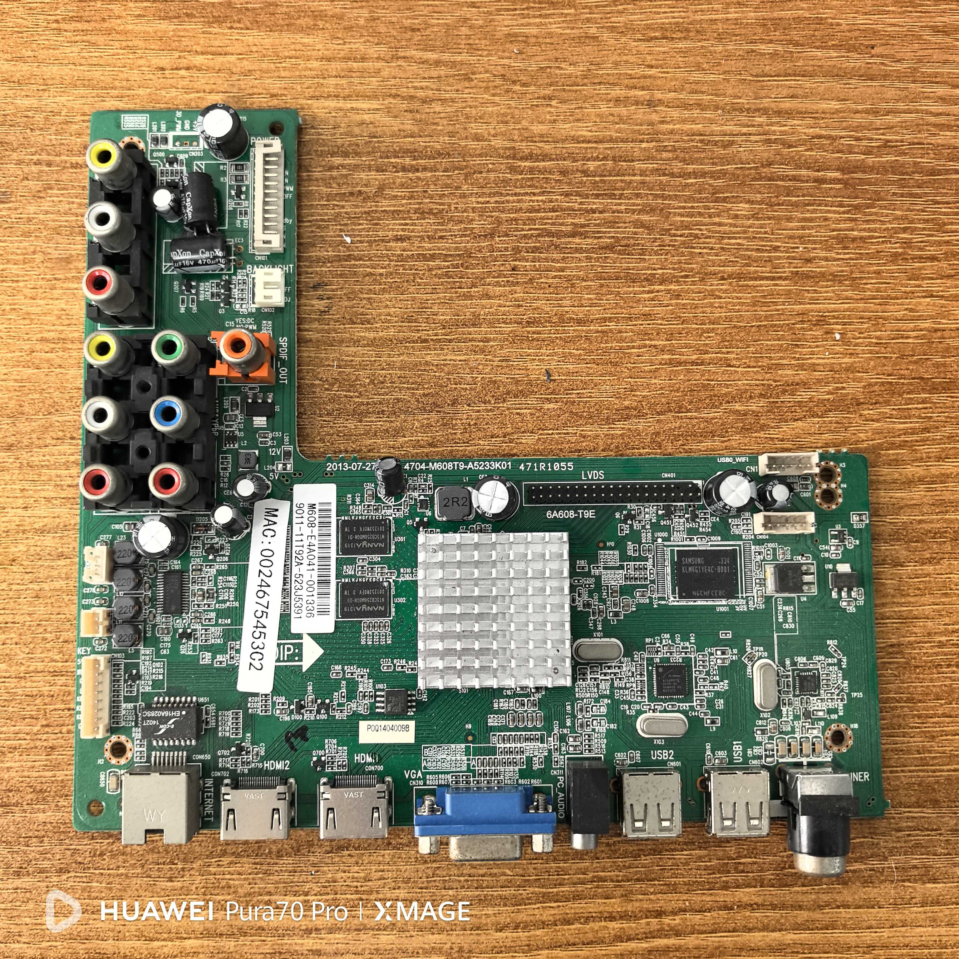 原装飞利浦 48PFL5445/T3主板4704-M608T9-A5233K01屏K480WD5实拍