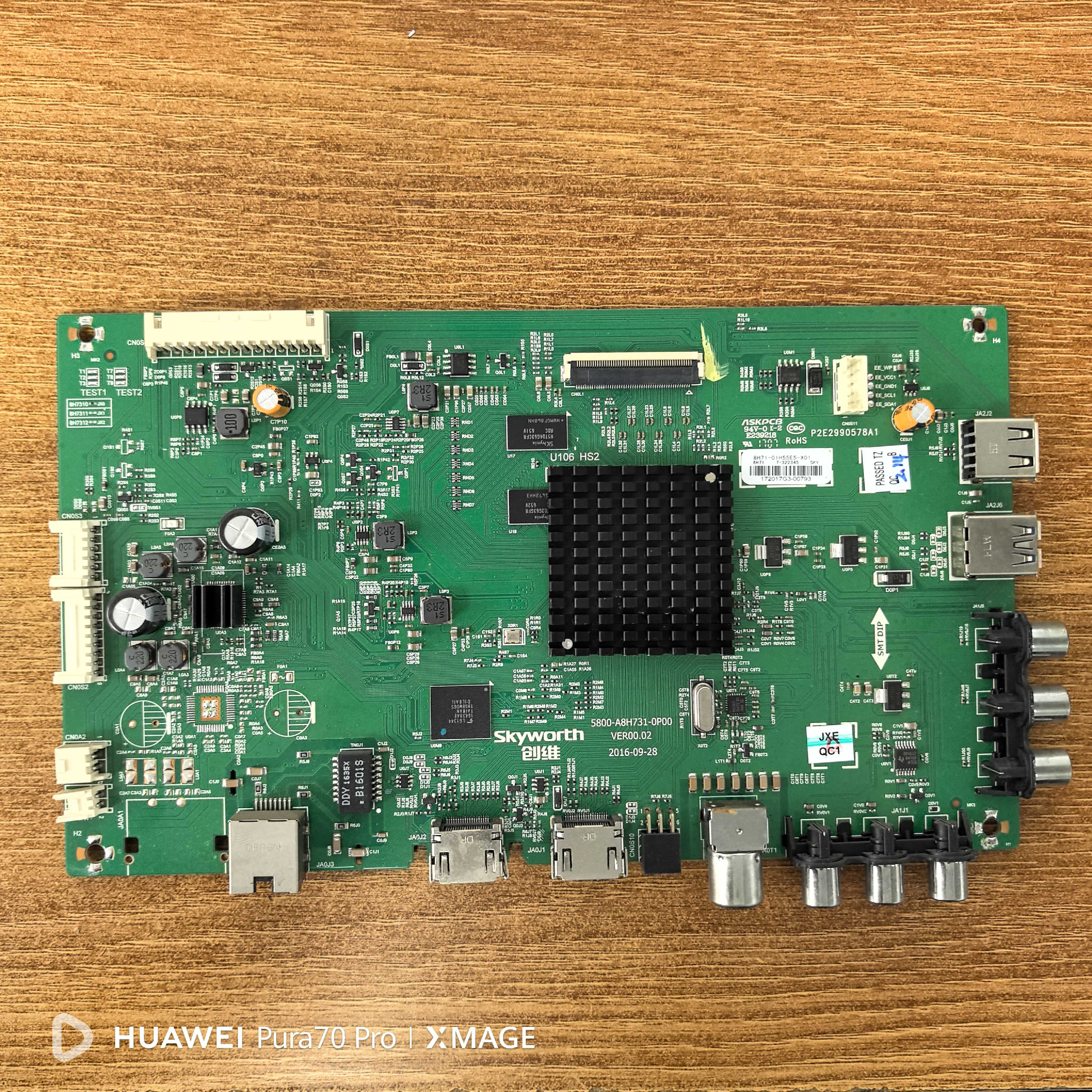 原装创维 55E5主板5800-A8H731-0P00配屏RDL550WY(CD0-000)电路板