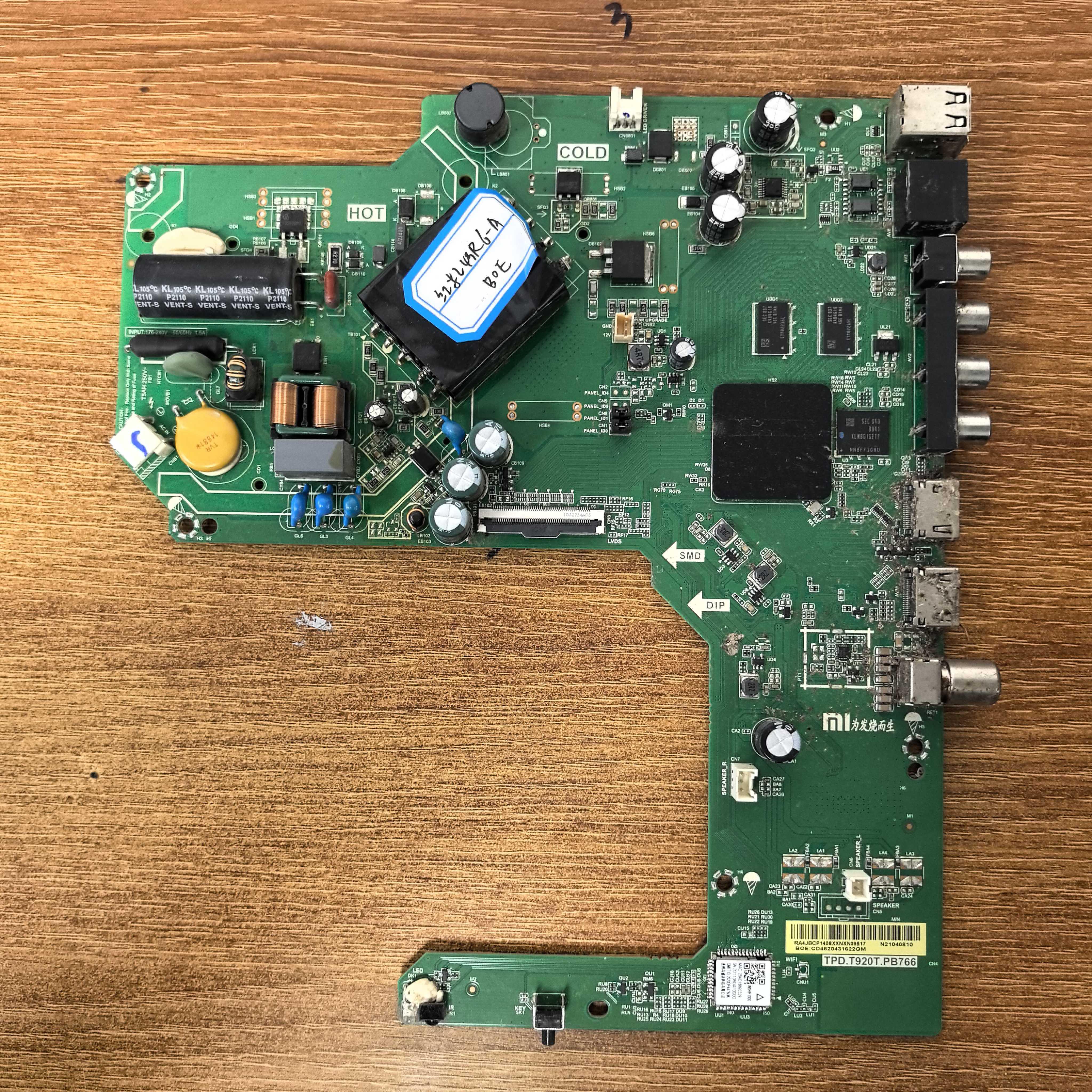 原装红米L43R6-A电视主板