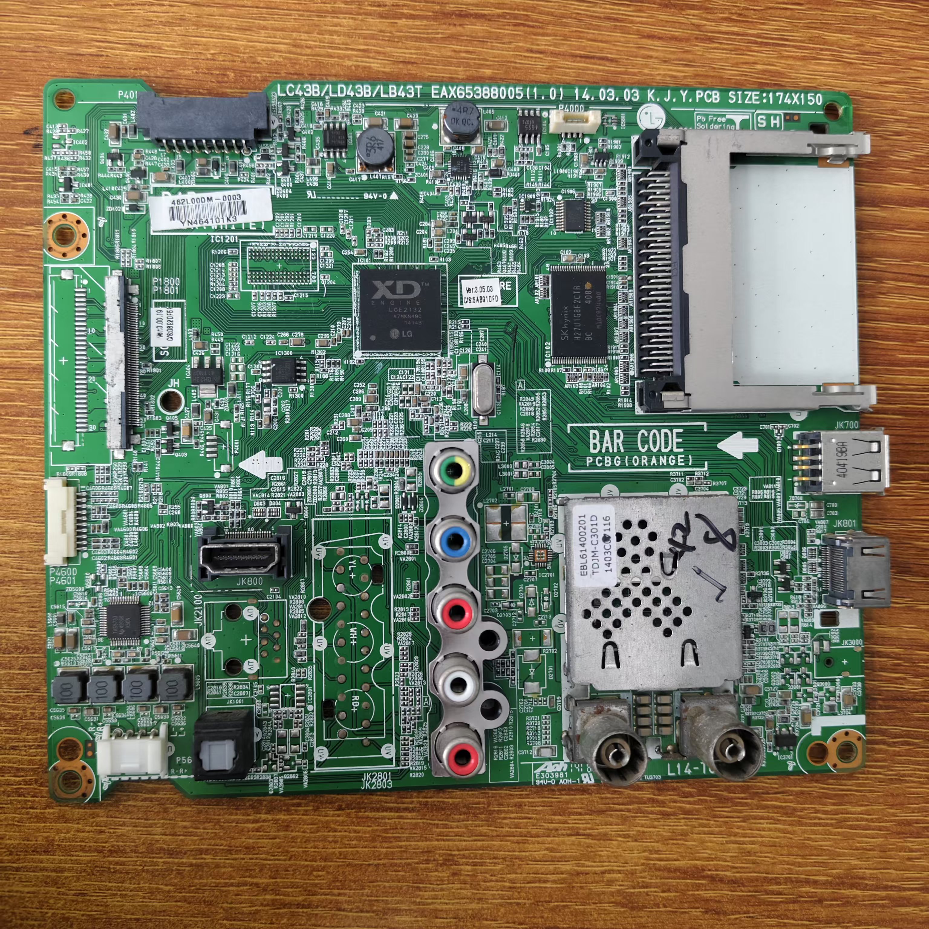 LG 32/42/47LB5610 39/50/55LB5620/5670-CR 49寸主板EAX65388003