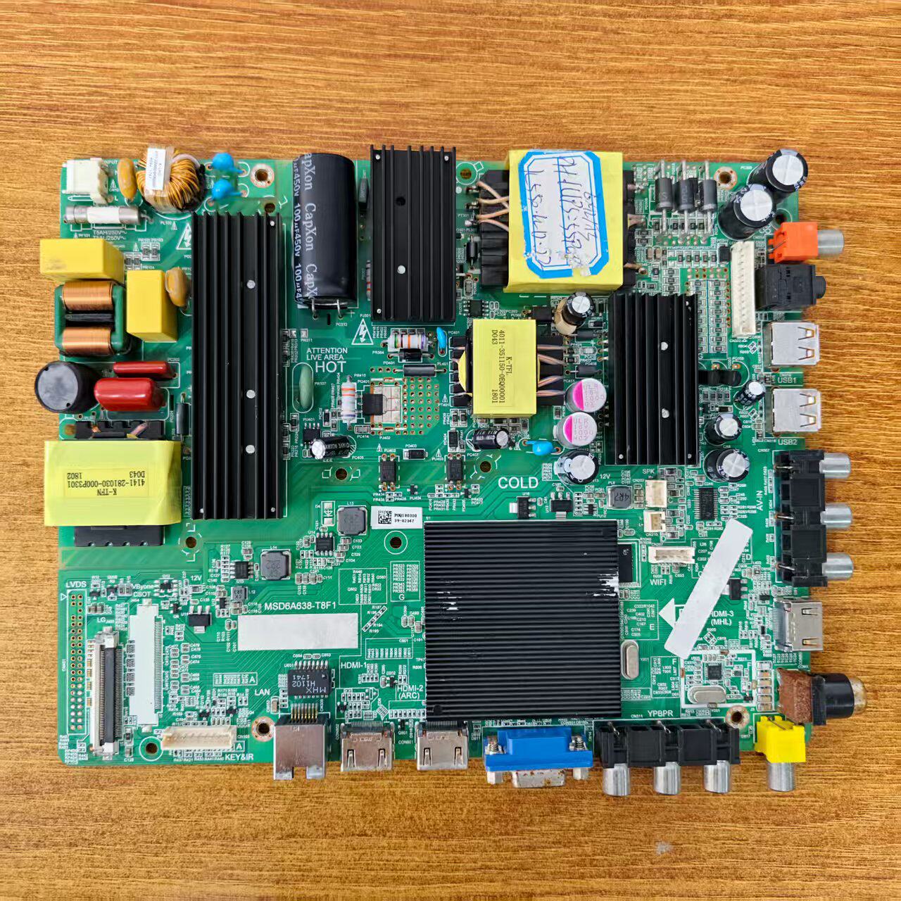 飞利浦55PUF6092/T3电视主板