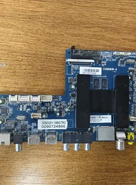 原装 现货 海尔LS49AL88U61电视主板CV868HR-A配屏LSC490FN02试好