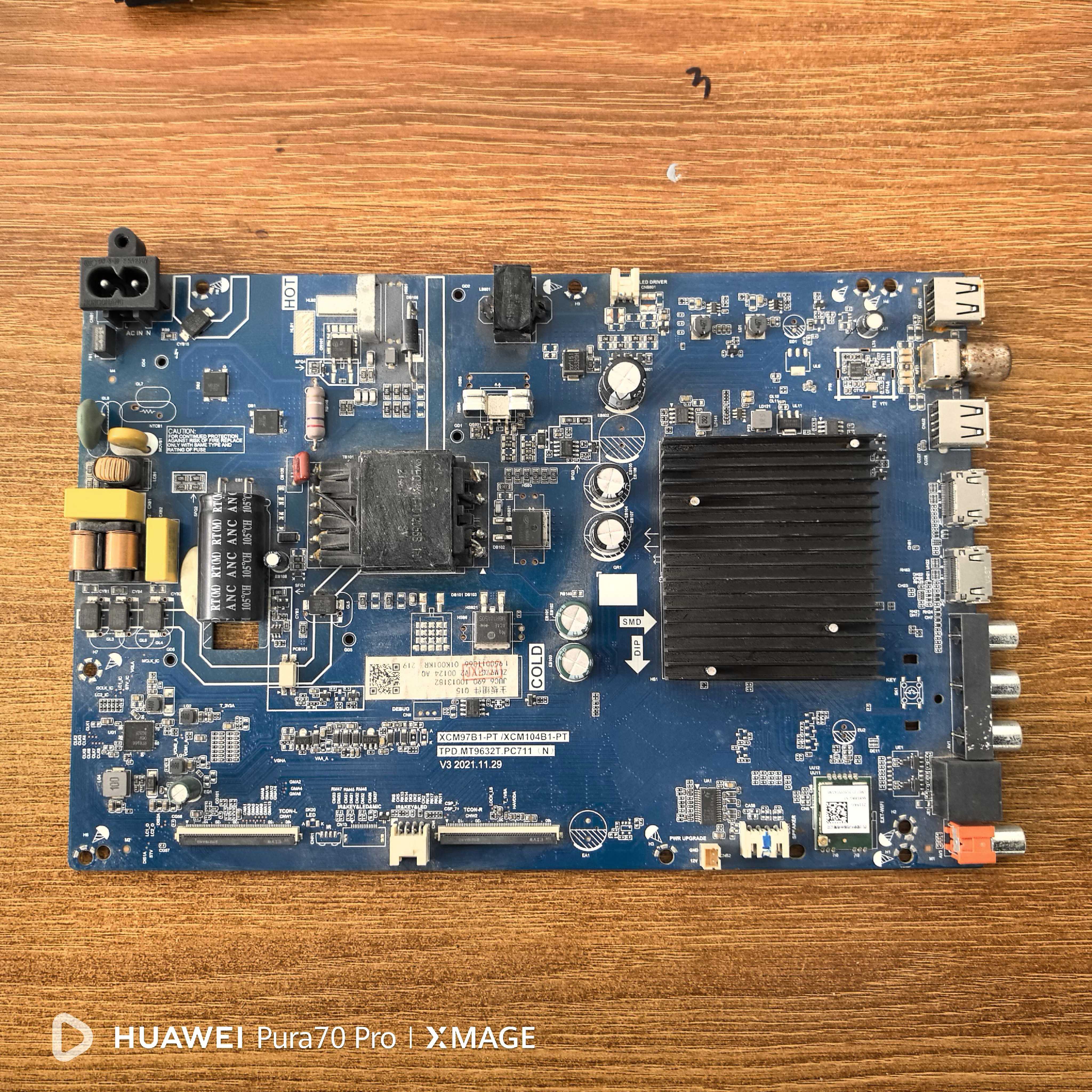 原装长虹55D6P电视主板TPD.MT9632T.PC711(N)屏C550U19-E10-H测好